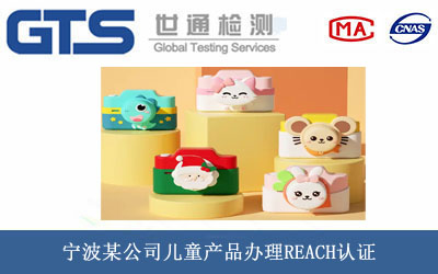 宁波某公司儿童产品办理REACH认证