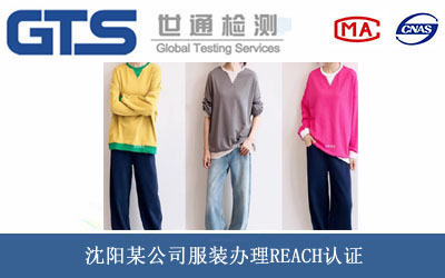沈阳某公司服装办理REACH认证