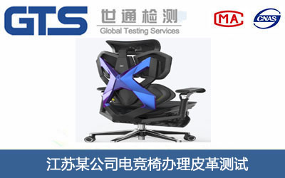 江苏某公司电竞椅办理皮革测试
