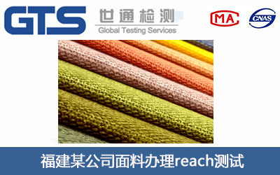 福建某公司面料办理reach测试