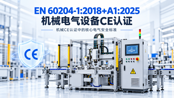 EN 60204-1:2018+A1:2025机械电气设备CE认证