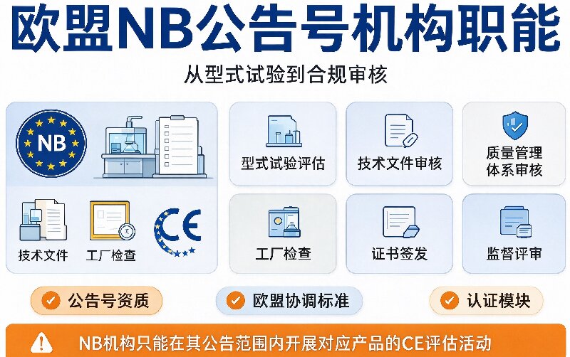 欧盟NB公告号机构｜CE认证NB公告机构办理服务